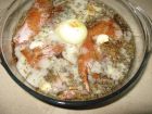 Снимка 2 от рецепта за Печен заек с гъша мас в йена стъкло