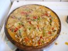 Снимка 4 от рецепта за Пилешко със зеленчуци на сач