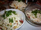 Снимка 2 от рецепта за Спагети с варени яйца, сирене и кашкавал