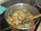 Снимка 7 от рецепта за Зеленчукова супа с обезкостено пилешко месо