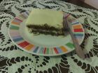 Торта с бял шоколад, какаови бисквити и ванилов крем
